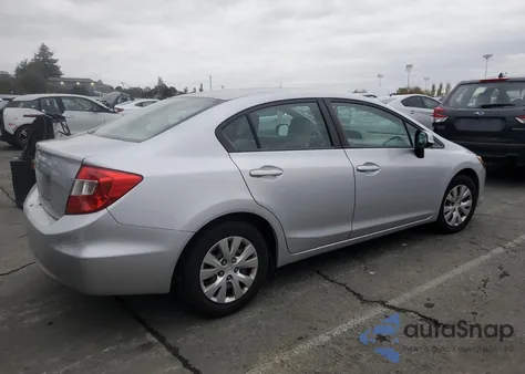 2012 Honda Civic Lx from USA, damaged, VIN 19XFB2F59CE332100